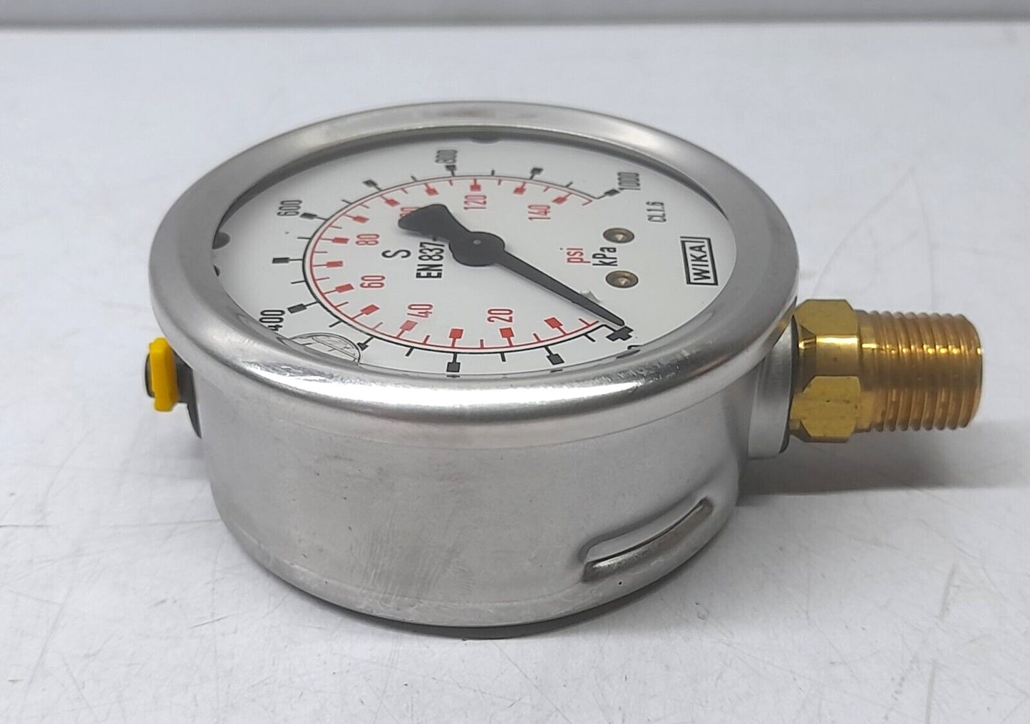 Wika 431218290 Pressure Gauge / EN 837 / S / 0-150 PSI