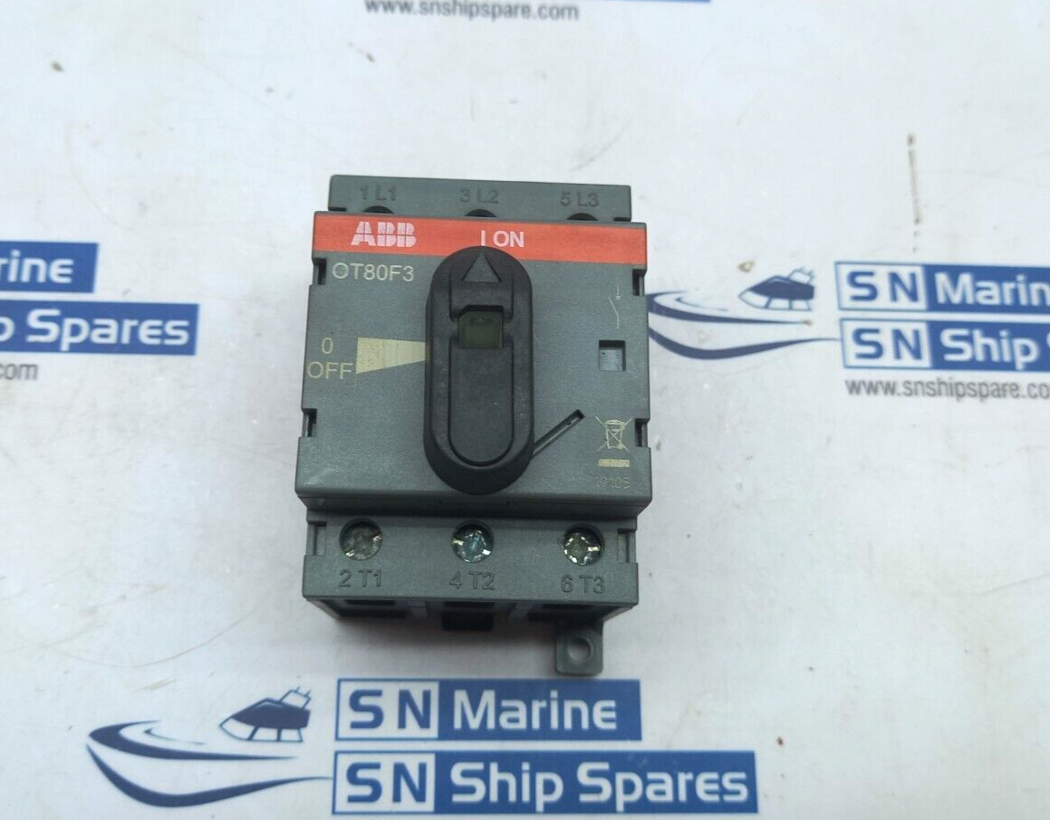 ABB OT80F3 Switch Disconnector 1SCA105798R1001 3PH Ith: 80