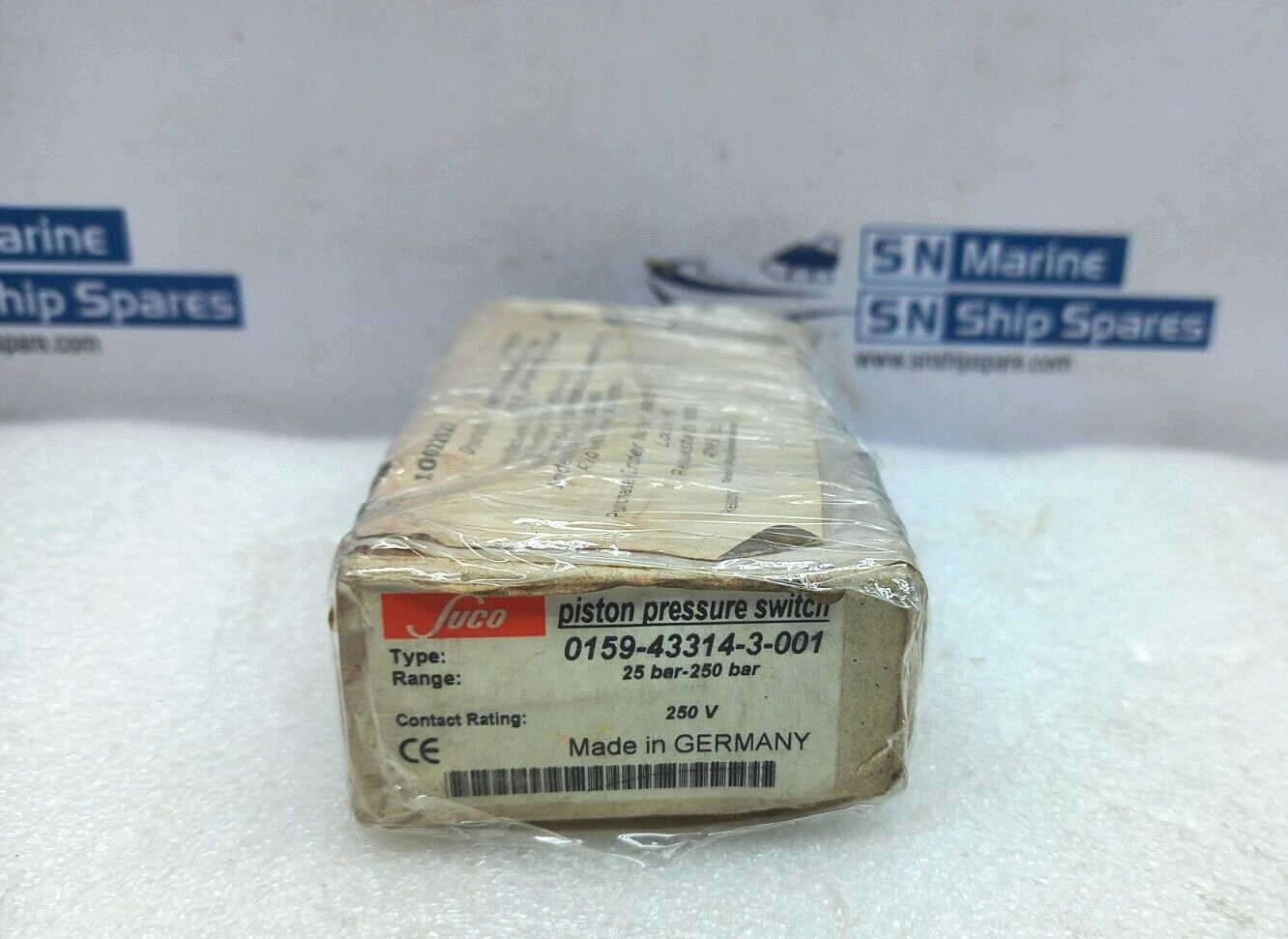 Suco 0159-43314-3-001 Piston Pressure Switch 25bar-250bar 250V