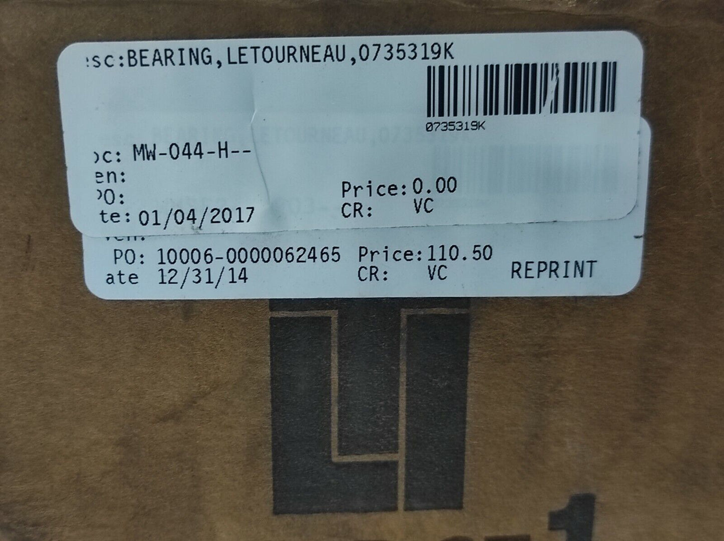 Timken 5335 Cup & 5356 Cone Tapered Roller Bearing