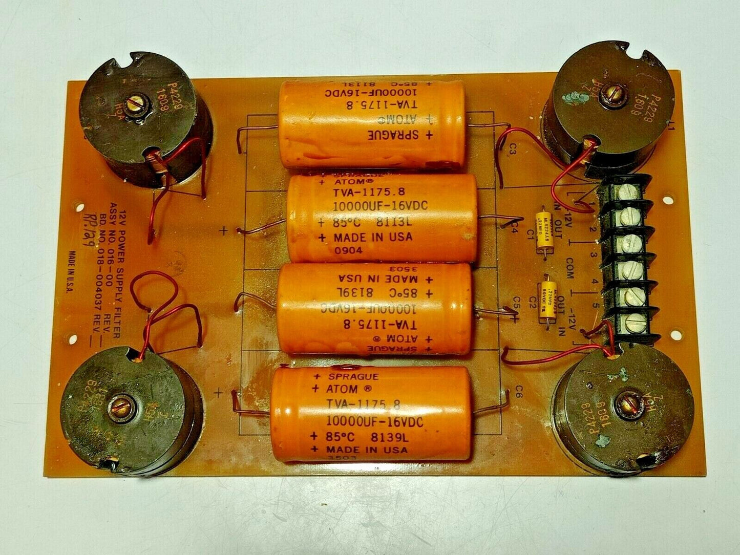 018-004037 12V Power Supply Filter 016-00