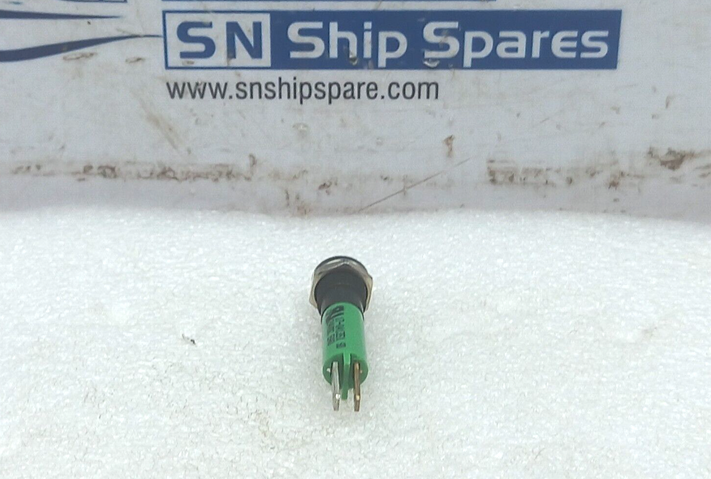 17-041351 Green Led Light 24V 22MA 8MM Hamworthy SN53-50 4PCs In Lot