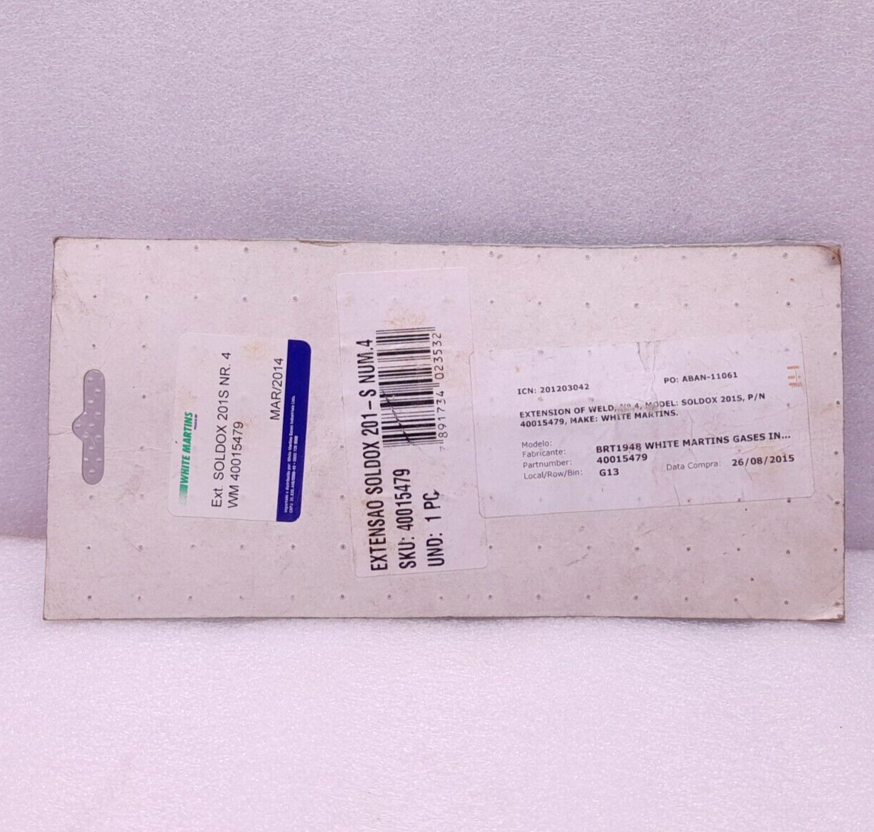 White Martins 40015479 Soldox Extension 201-S Num.4