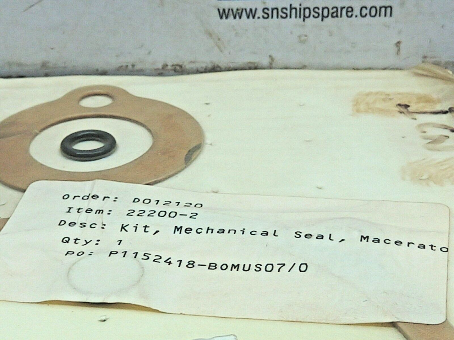 22200-2 STDN MECHANICAL SEAL KIT HPO 150-029-1