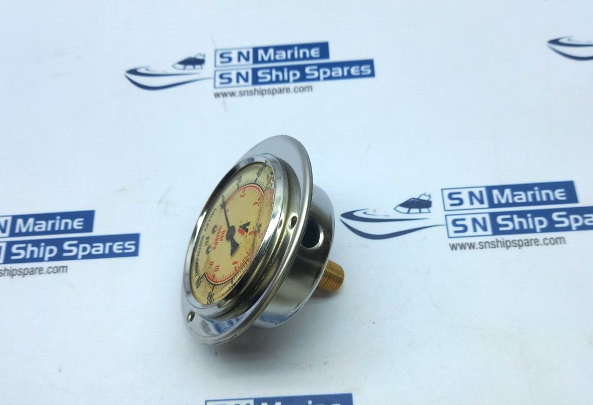 World Water GALK0464 Pressure Gauge 0-160Psi Liquid Filled