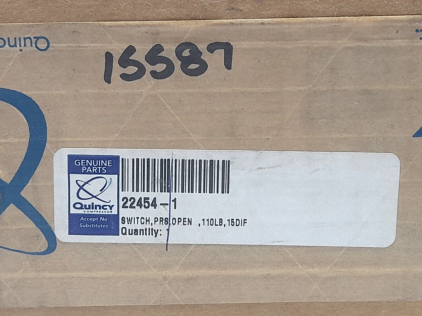 Square D 9013GHG1S8J54 Ser C Quincy 22454-1 Pressure Switch 224541
