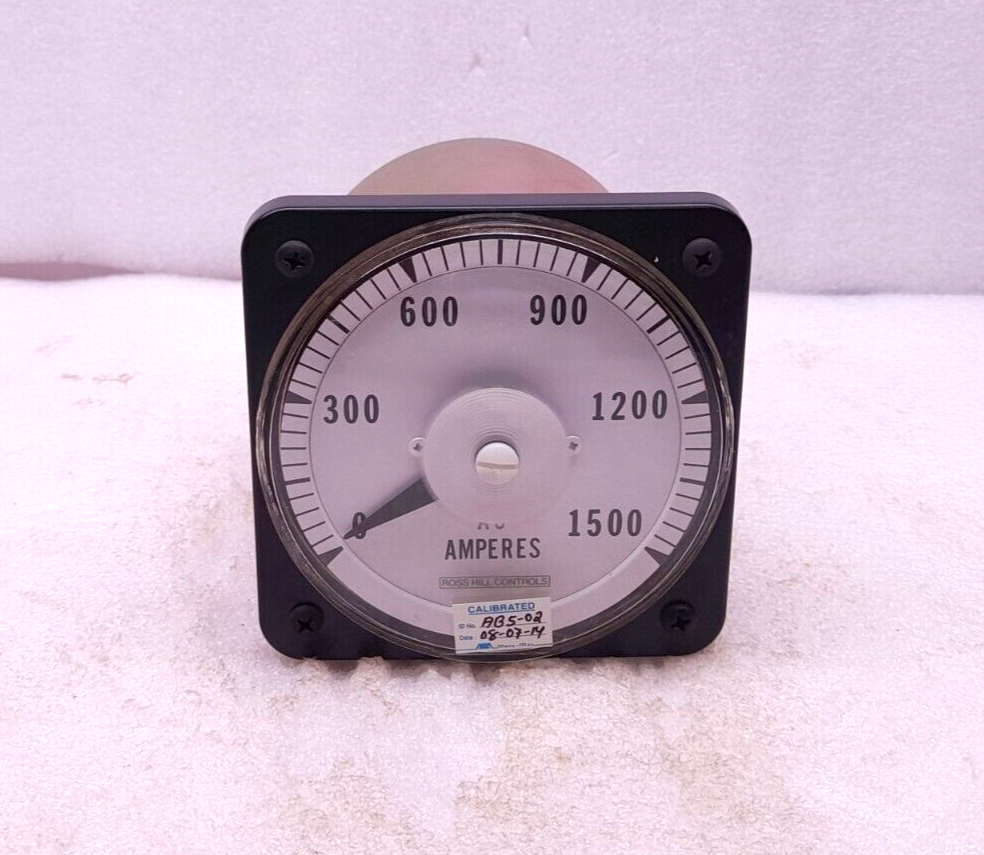 Yokogawa 103111FAZZ7WRD DB40 Ammeter 0-1 MADC 0-1500AC Amperes Ross Hill 0801-00