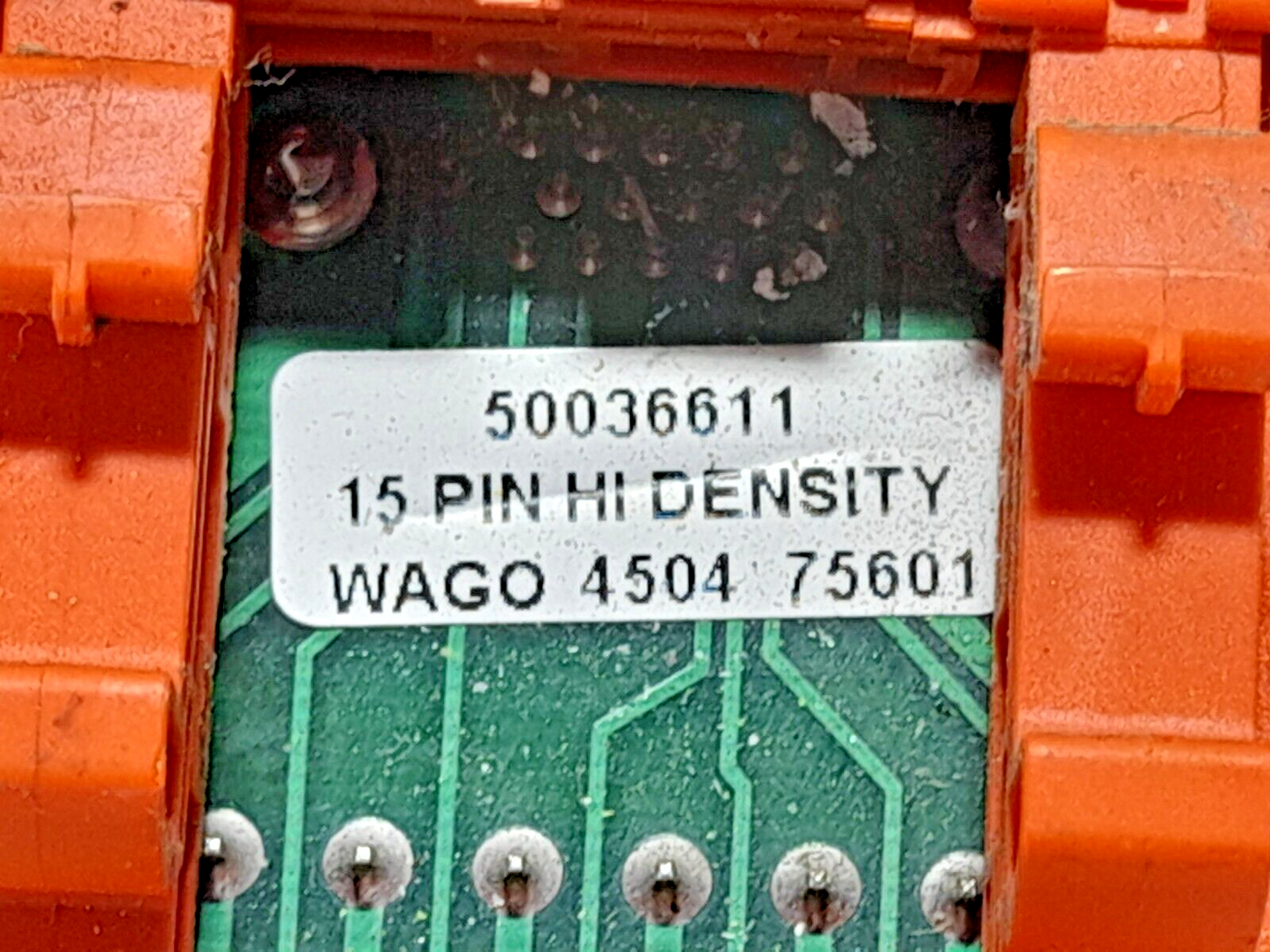 WAGO 50036611 15 Pin HI Density 4504 75601 2PCs In Lot
