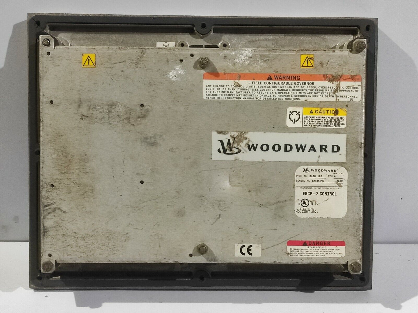 Woodward 8406-102 Rev A EGCP-2 Digital Control Engine Generator 8406102