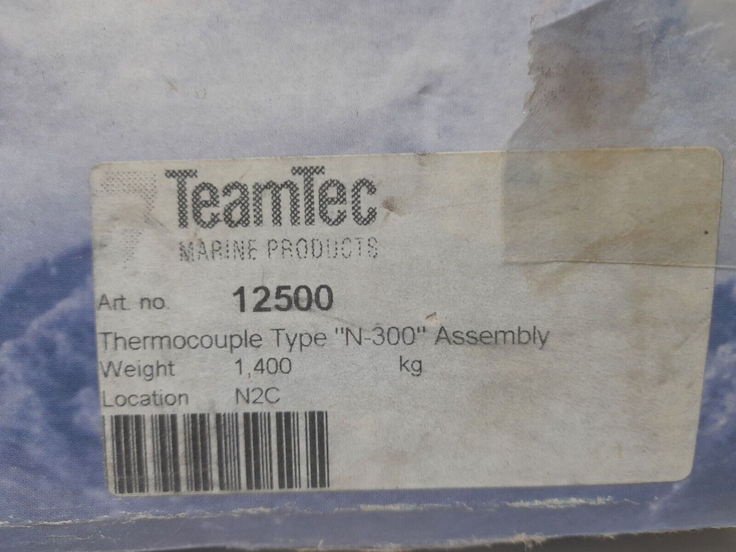 Teamtec N-300 Assembly Thermocouple