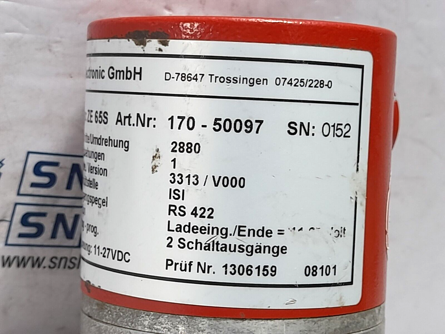 TR Electronic ZE 65S Absolute Encoder 170-50097