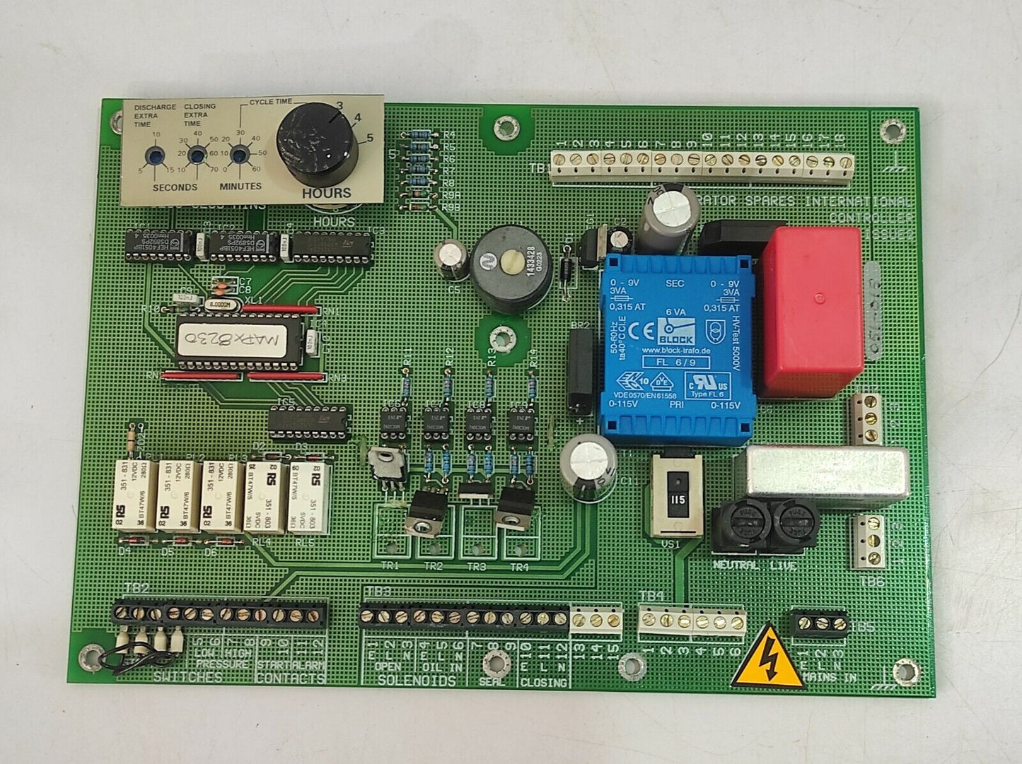 Seperator Spares International SSI-051 Issue2 Controller PCB SSI051
