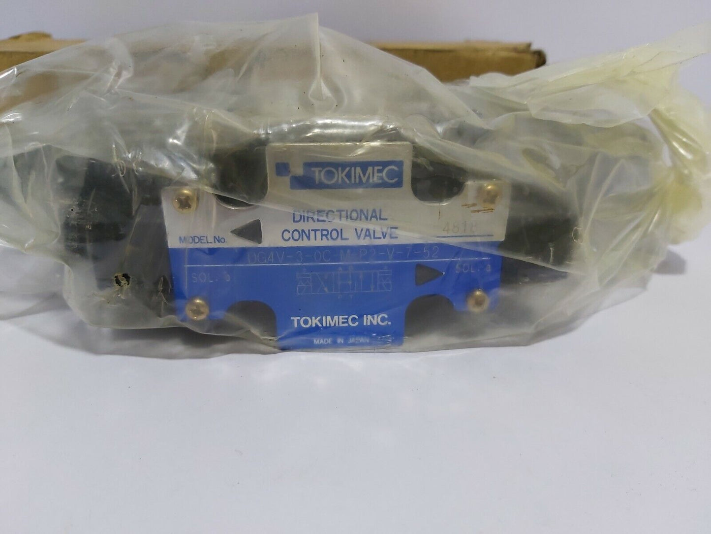 TOKIMEC DG4V-3-OC-M-P2-V-7-52 DIRECTION CONTROL VALVE DG4V3OCMP2V752