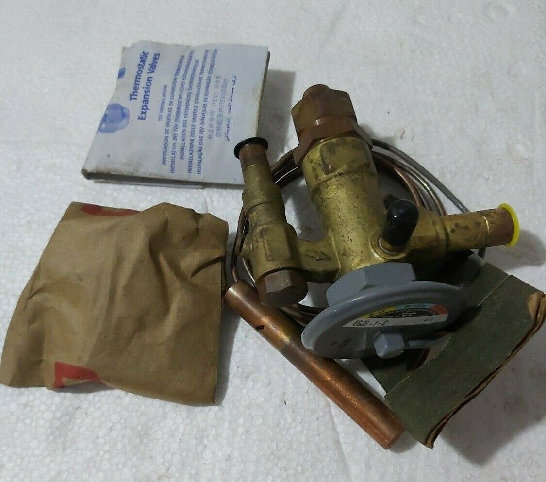 SPORLAN EGJE-1-C THERMOSTATIC EXPANSION VALVE 3/8 X 1/2 ODF SOLDER EGJE1C