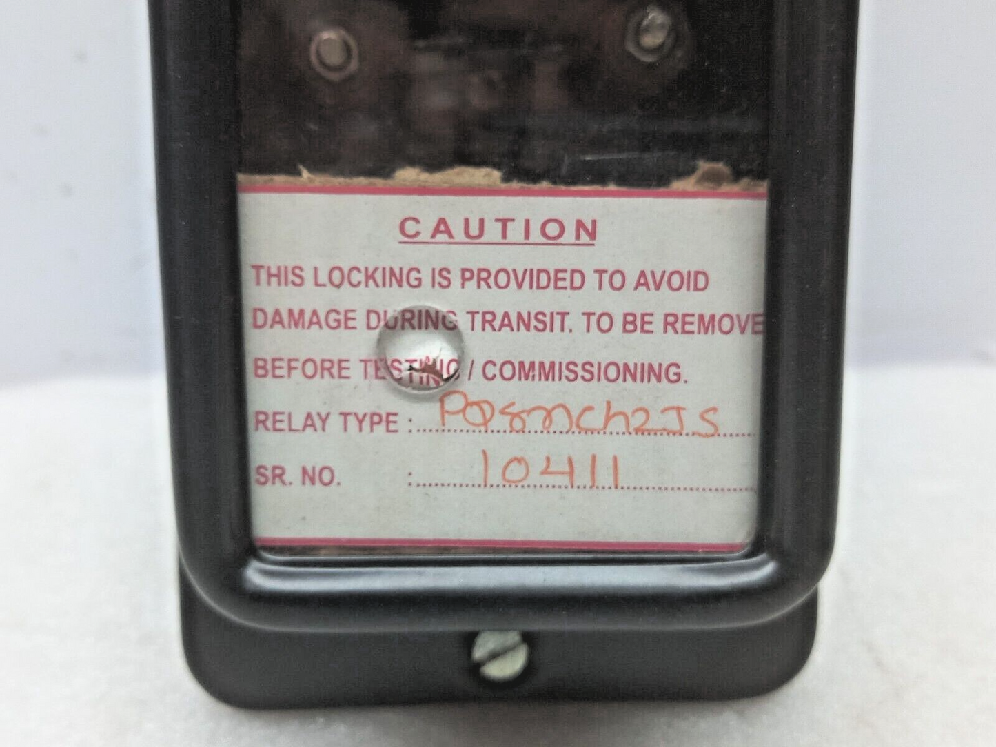 ABB PQ8NCH2JS Master Trip Relay Art.No: 1MYN563613-AAC