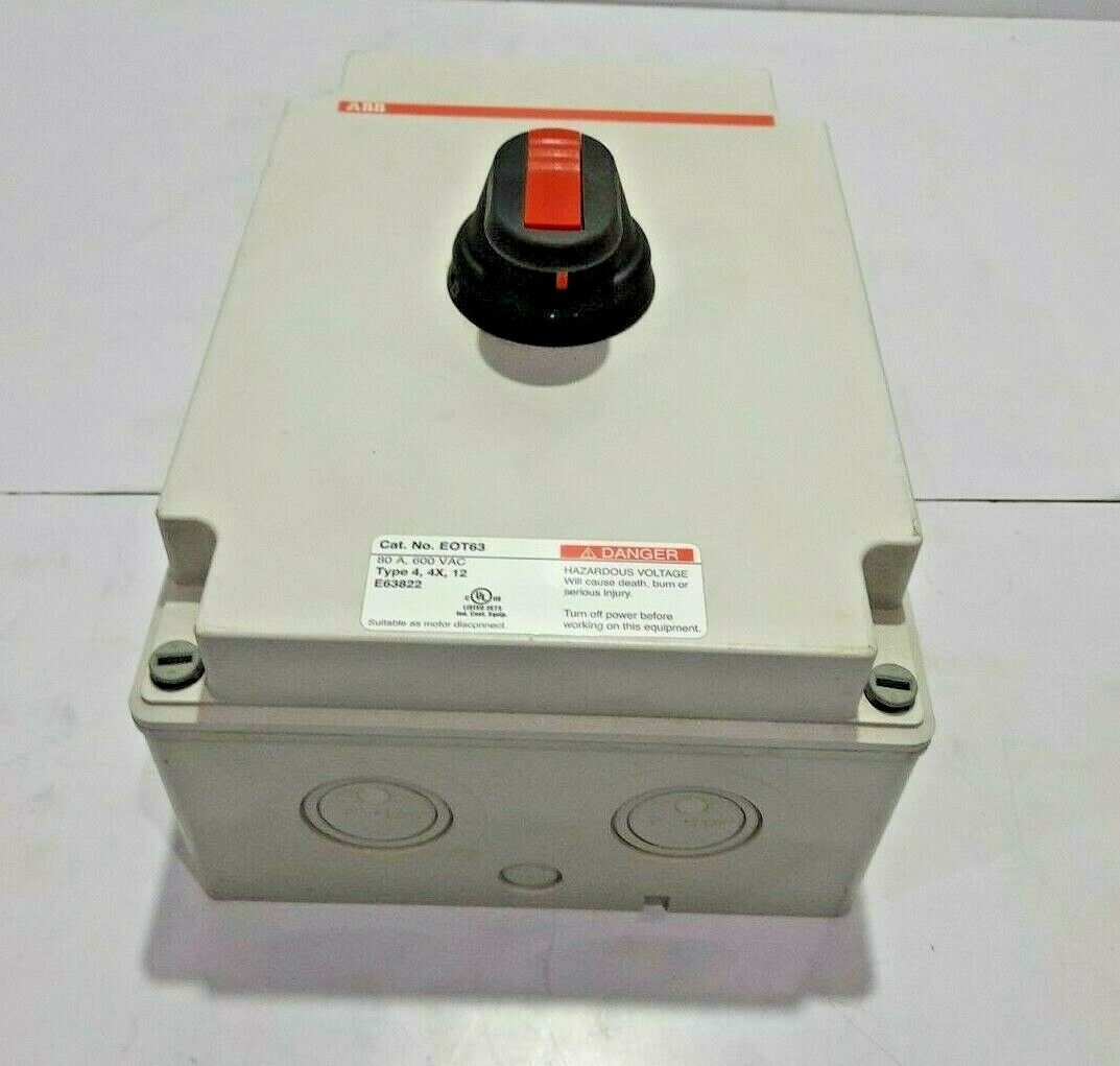ABB 1SCA104008R1001 EOT63U3P4-P Enclosed Switch Disconnector EOT63U3P4P