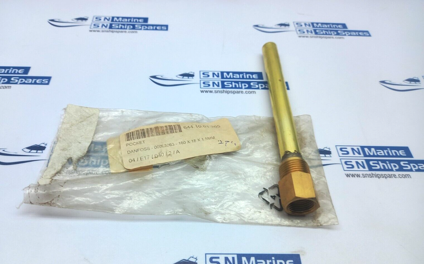 Danfoss 060L3263 Sensor Pocket 160x18x1.5mm