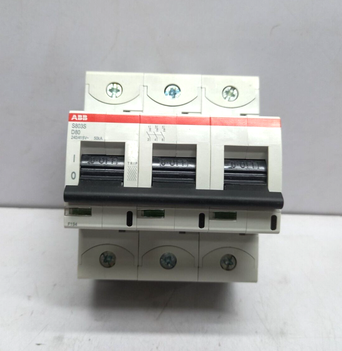 ABB 2CCS863001R0801 High Performance MCB S803S-D80