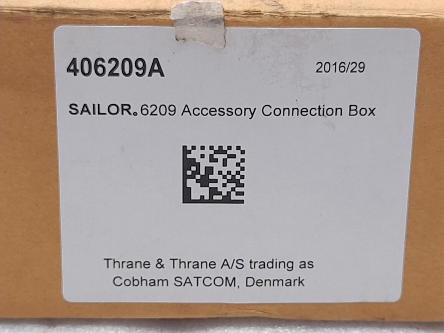 Thrane & Thrane Sailor TT-6209A Accessory Connection Box 406209A With 5m Cable