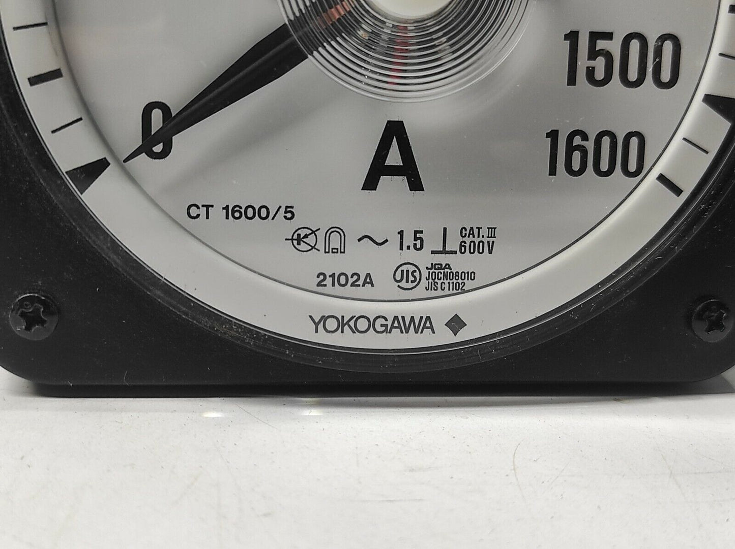 Yokogawa 2102A30 0-1600A Ammeter 2102a 2102A30 –A42-N-L-BL FS 5A 84JA04386