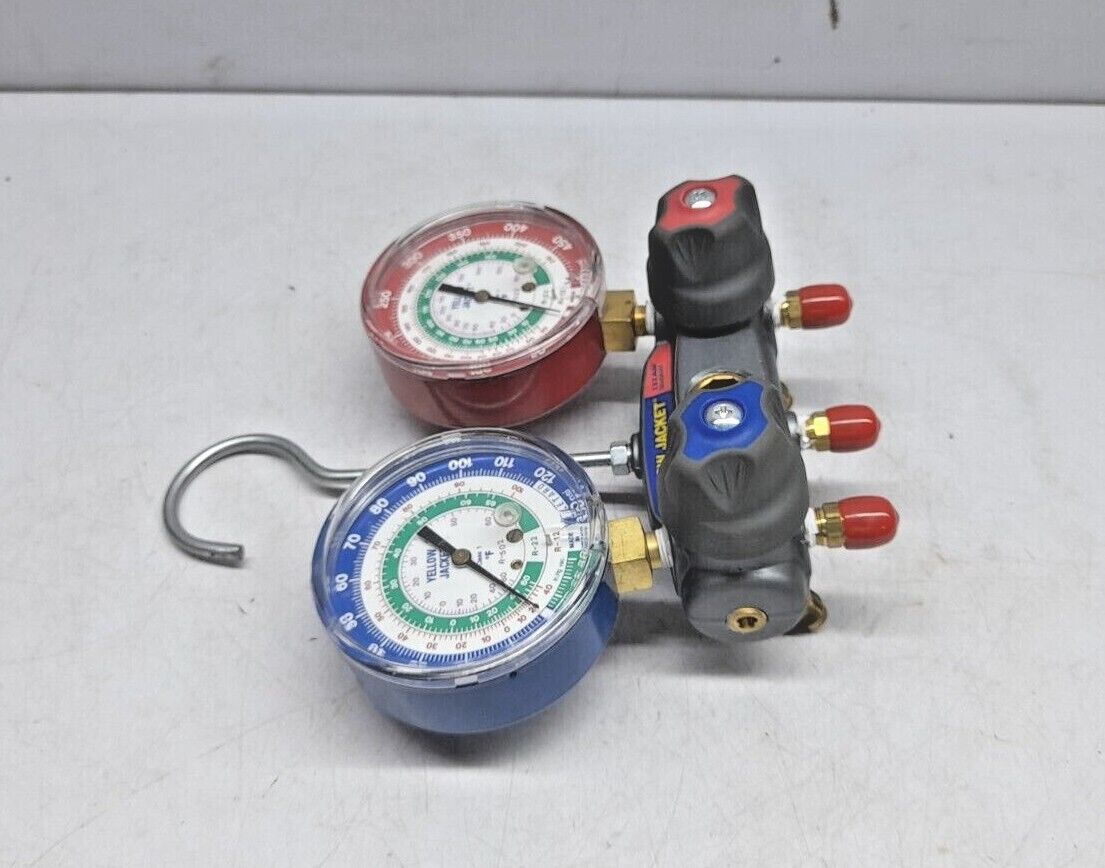 Yellow Jacket 49805 Titan Test And Charging Manifold 686800 2 Valve Titan
