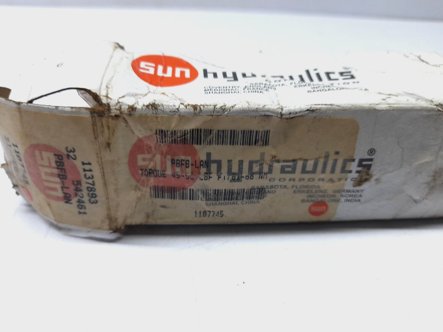 Sun Hydraulics PBFB LAN Pressure Reducing Valve PBFB-LAN PBFBLAN