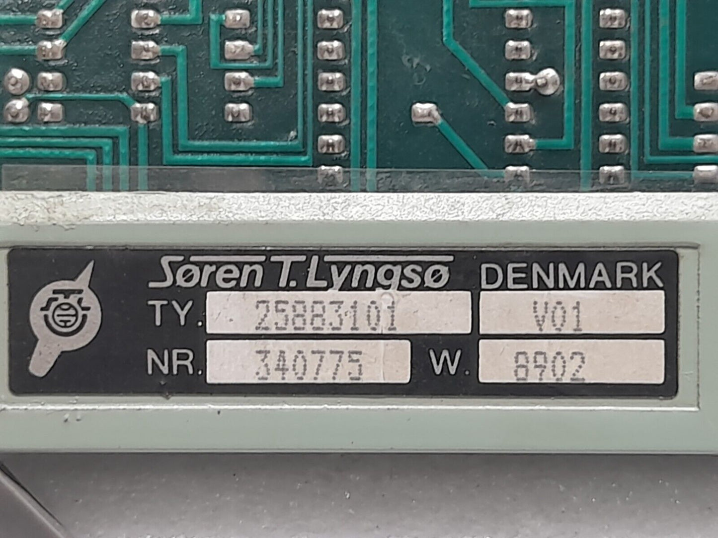 Soren T Lyngso 25883101 V01 Keyboard Controller PCB 258.832.104