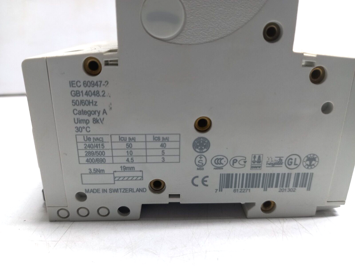 ABB 2CCS863001R0821 High Performance MCB S803S-D100 RS 435497