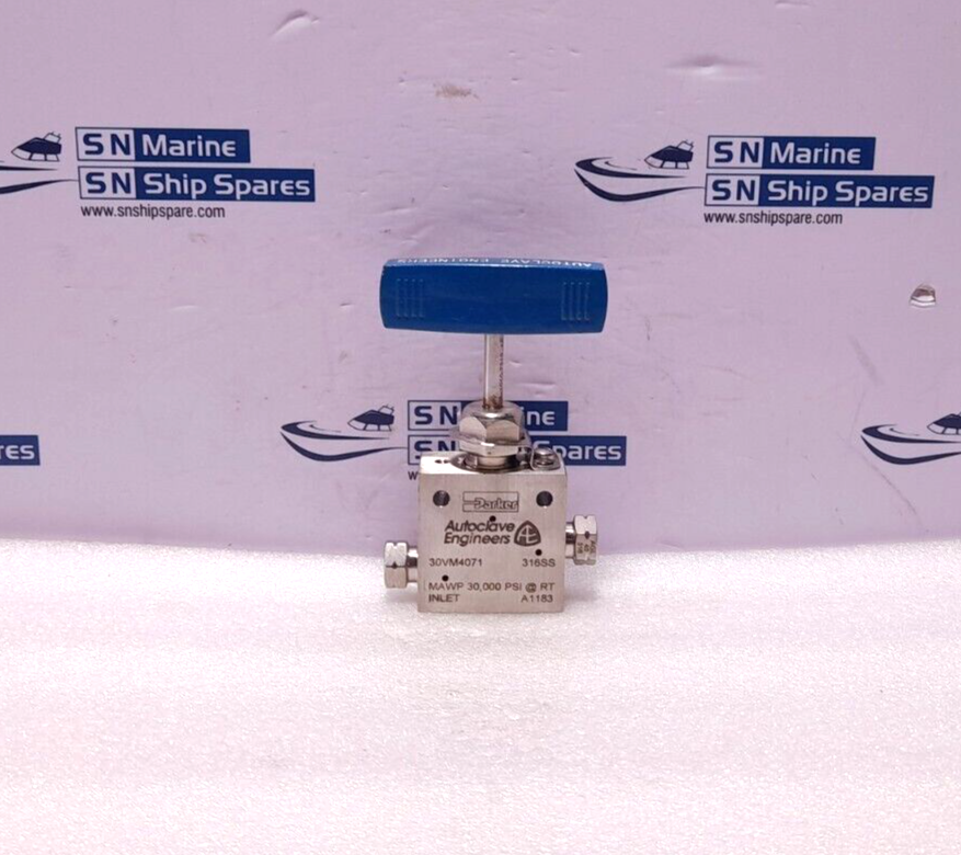 Parker Autoclave Engineers 30VM4071 Needle Valve MAWP 30,000 PSI RT