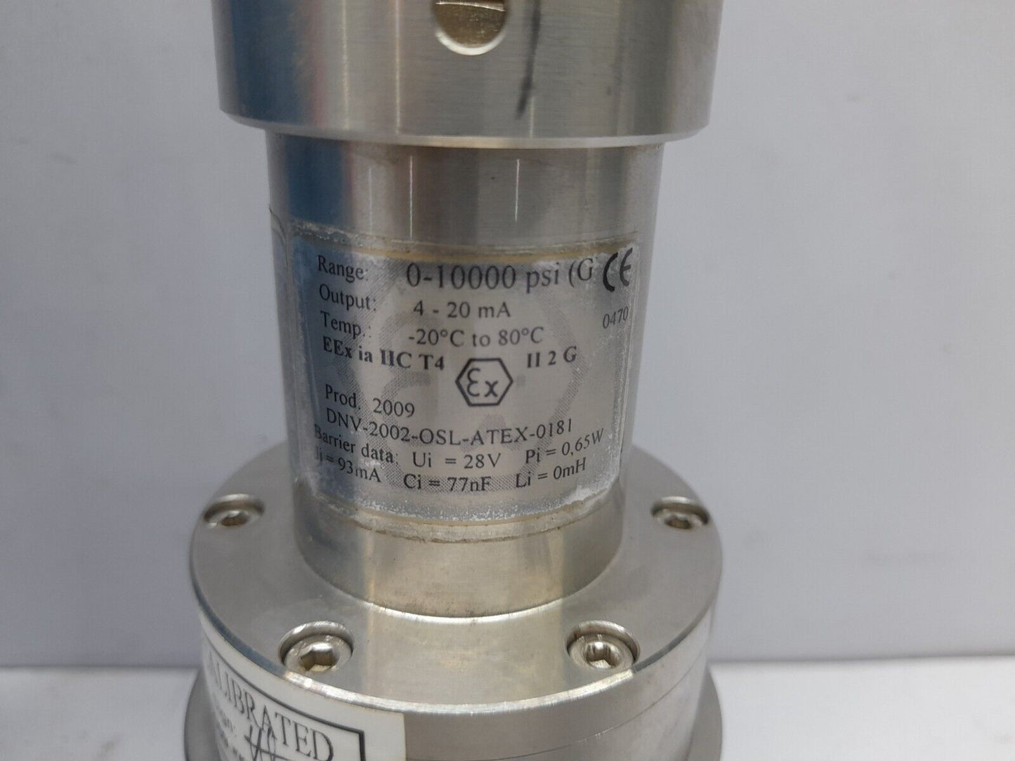 Expro 2065604600 Pressure Transmitter 0-10M Scan sens 1502-20
