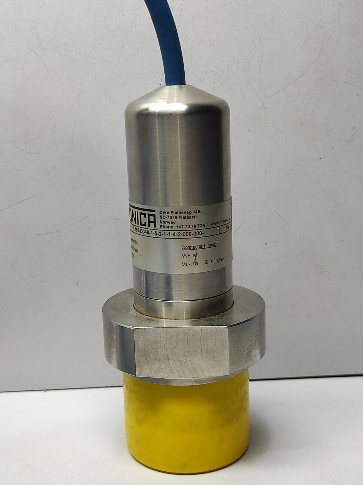 Xtronica XTL458 Pressure Transmitter 768-D049-1-5-2-1-1-4-2-006-000-