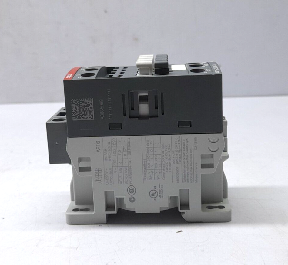 ABB AF 16-30-10-13 Contactor 1SBL177001R1310 100-250V50/60Hz-DC Ui 690V~ Uimp 6k