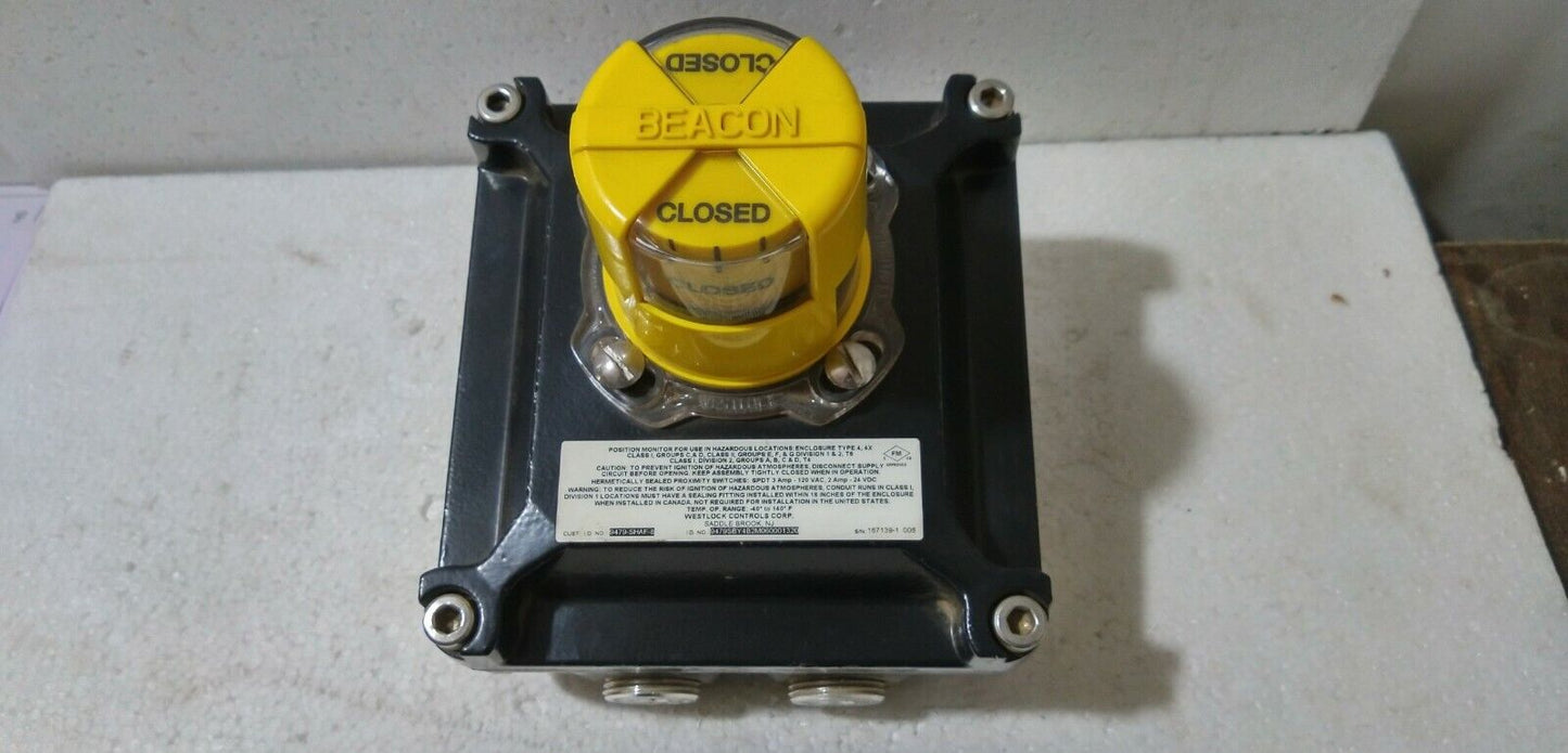 Westlock Control S-9479-SHAF-8 Explosion Proof Rotary Position Monitor
