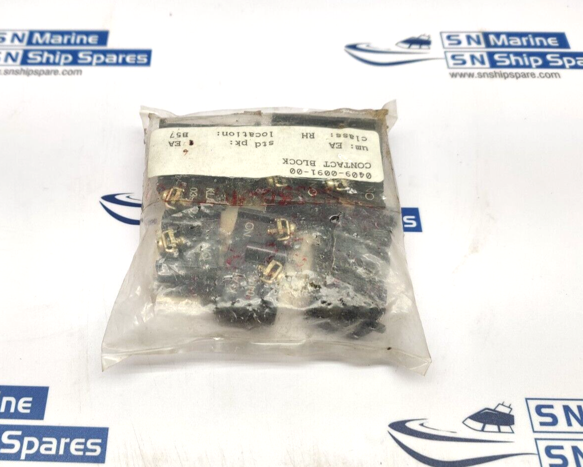 0409-0091-00 Contact Block Class: RH 6PCs In Lot