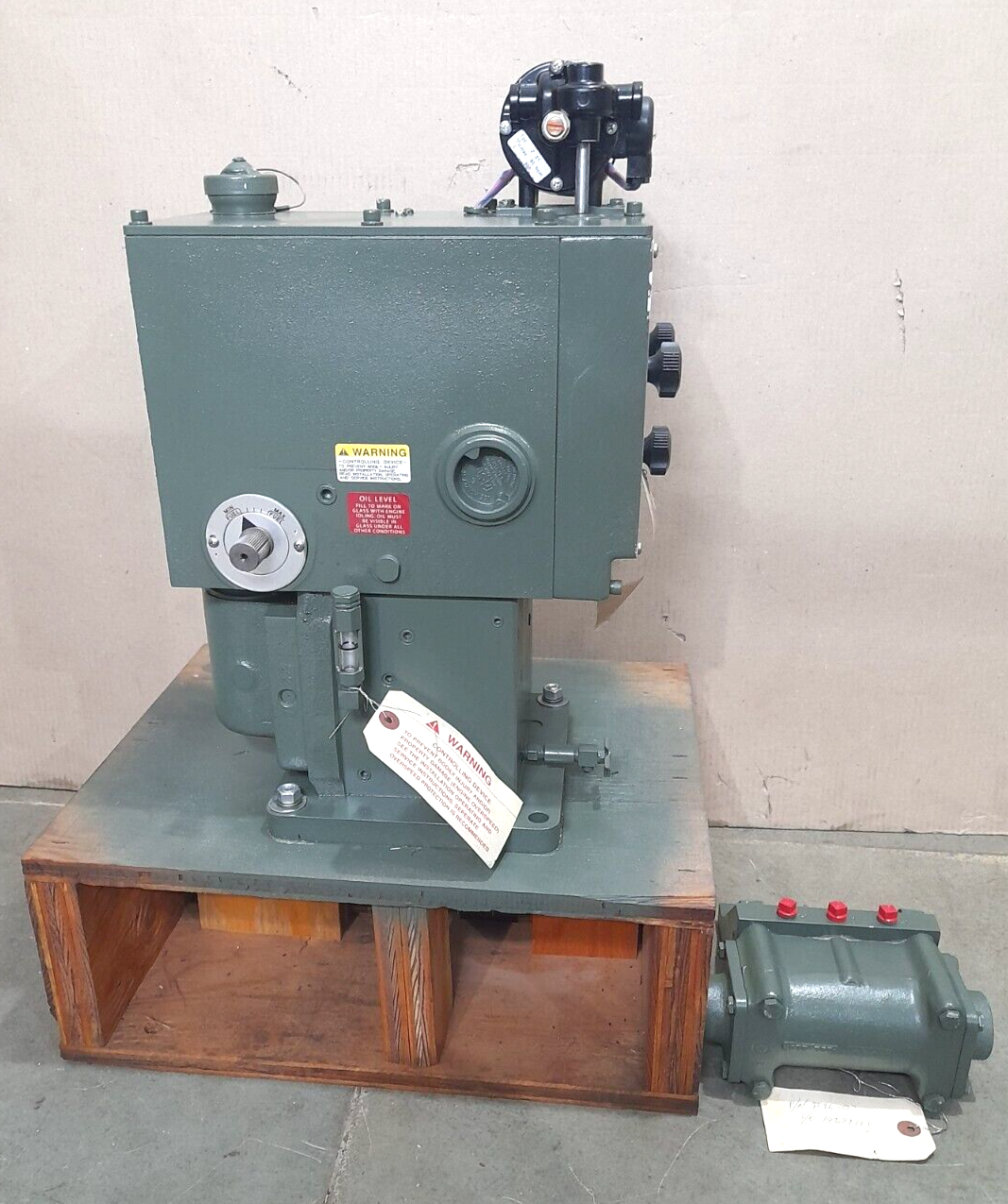 Woodward EGB 50P Governor 8242-107 RPM 450-1060 Groschopp 11461260 WK0920802