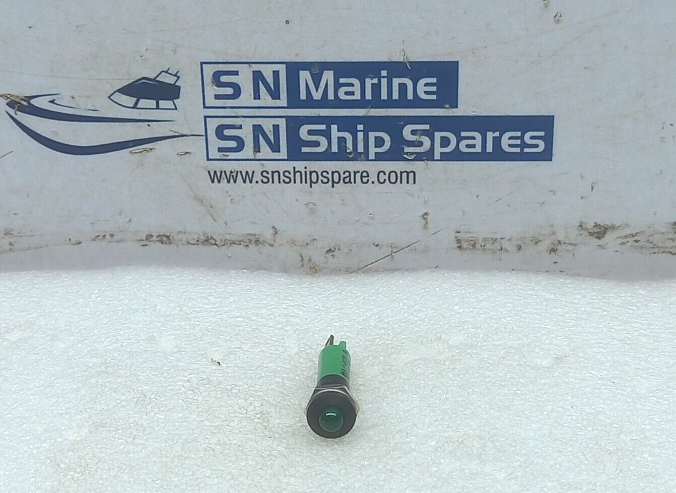 17-041351 Green Led Light 24V 22MA 8MM Hamworthy SN53-50 4PCs In Lot