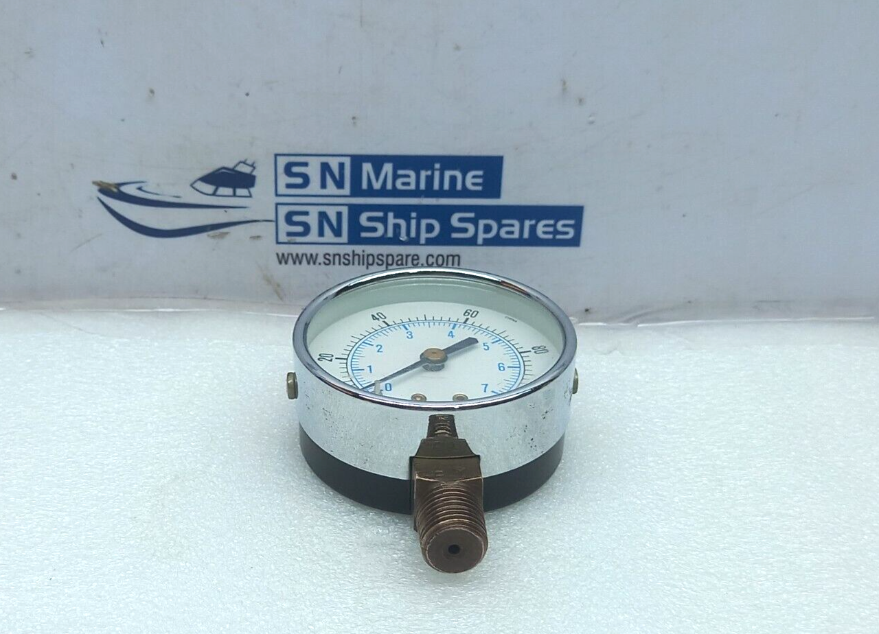 0-100 PSI/0-7 Bar Pressure Gauge Meter