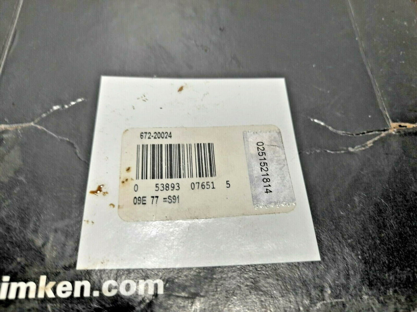 Timken 672-20024 DJ1810 Roller Bearing Cup 672