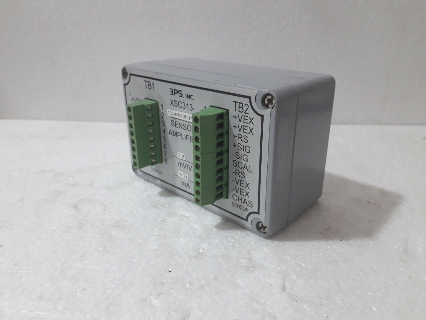 3PS INC XSC313-1324V8S10201F SENSOR AMPLIFIER 2.0 mV/V 4-20 mA