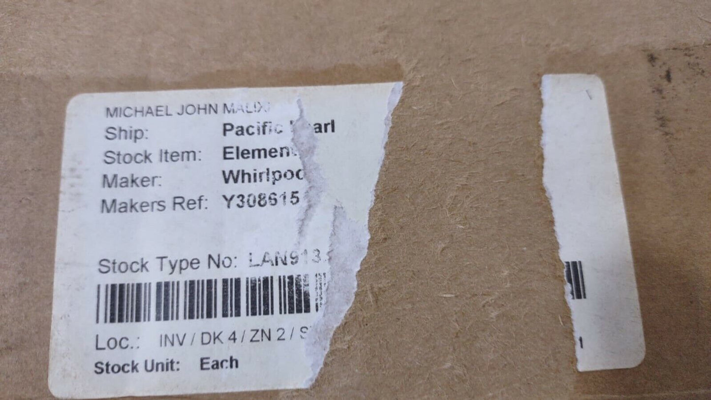 Whirlpool Y308615 Element 240V 4600W
