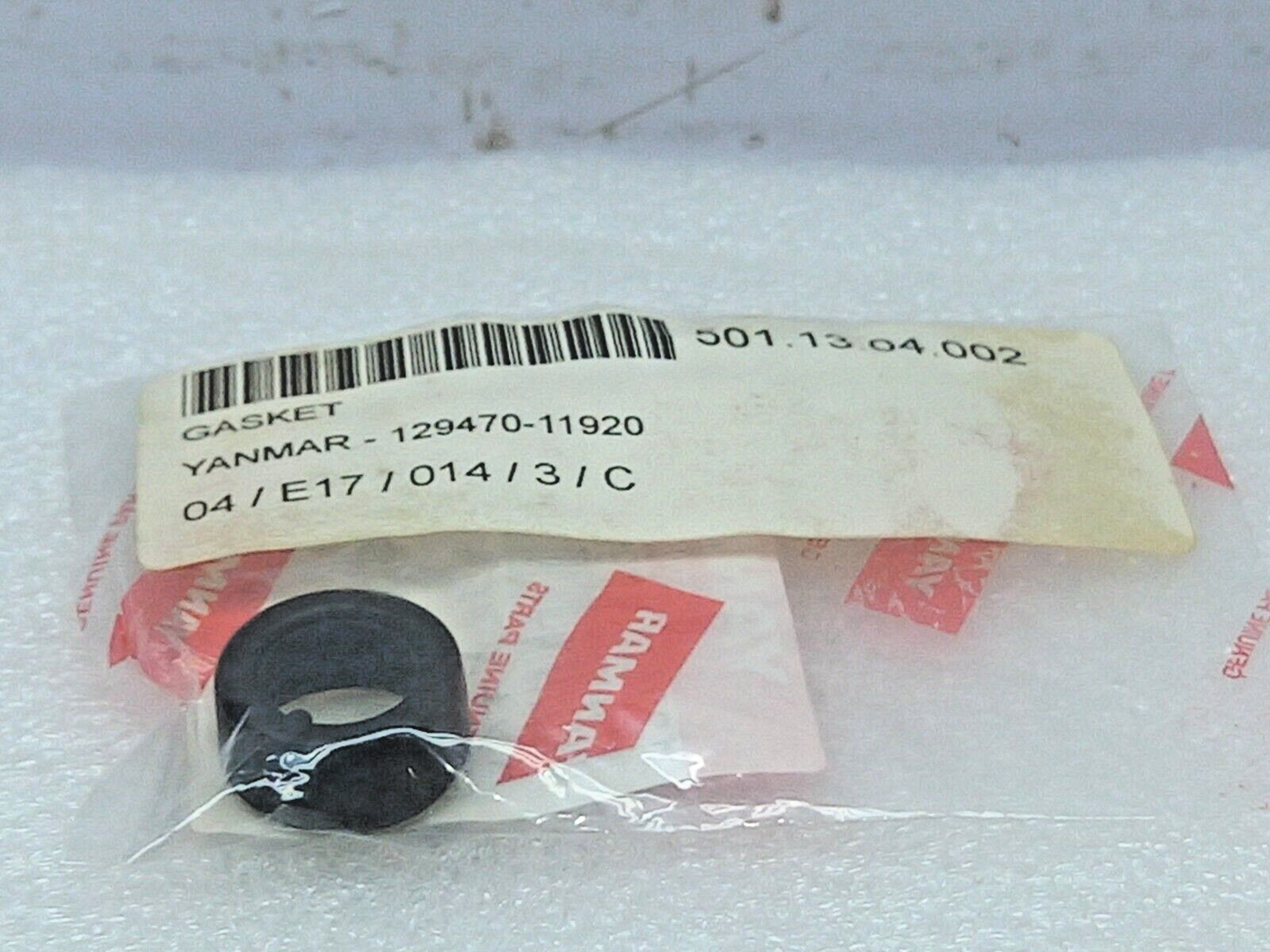 Yanmar Genuine Part 129470-11920 Gasket 201 4JHLTE-K 4PCs In Lot