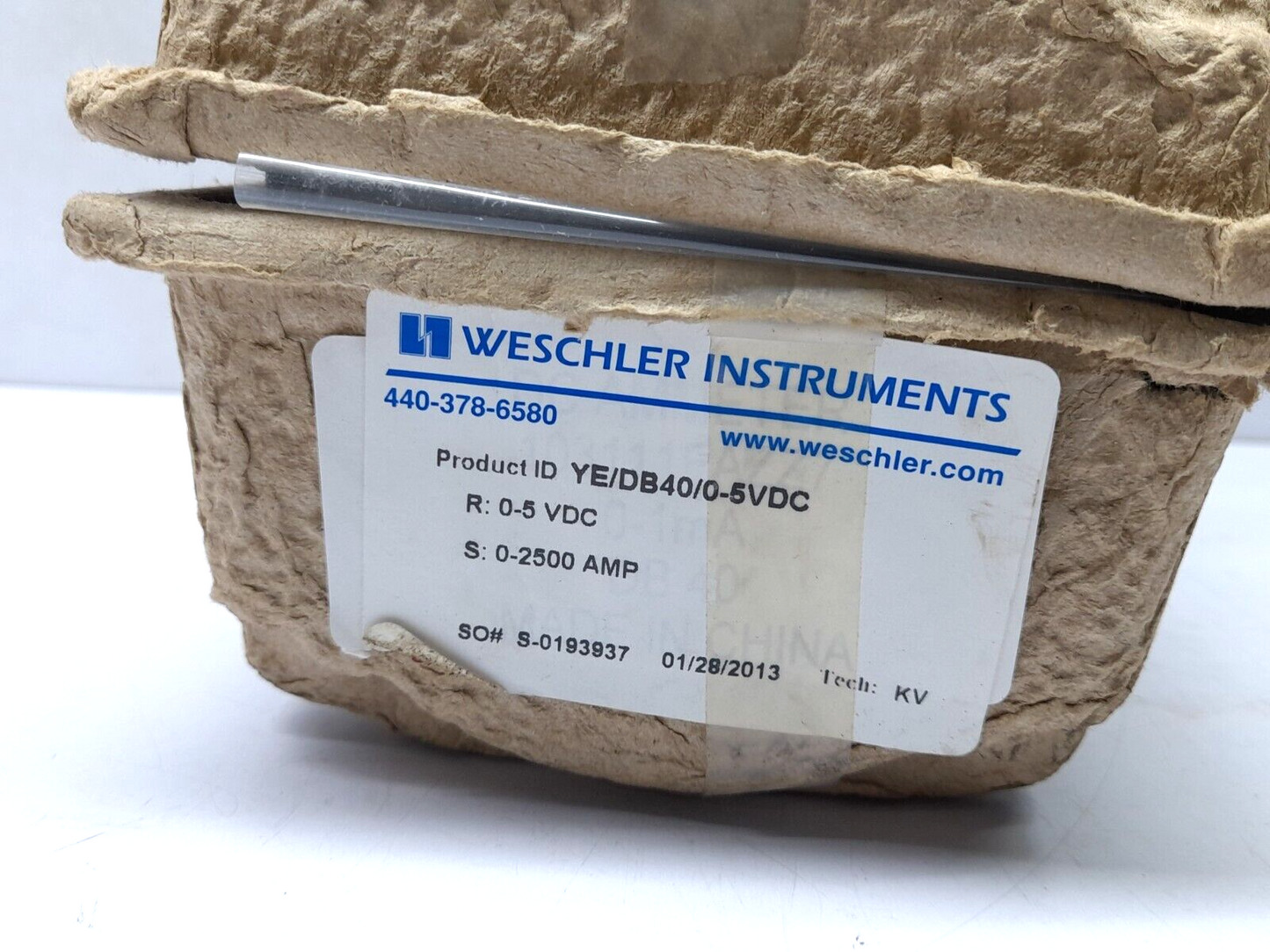 Yokogawa DB40 Ampere Meter 0-2500 Amps 0-5VDC Nov Varco YE/DB-40/0-5VDC