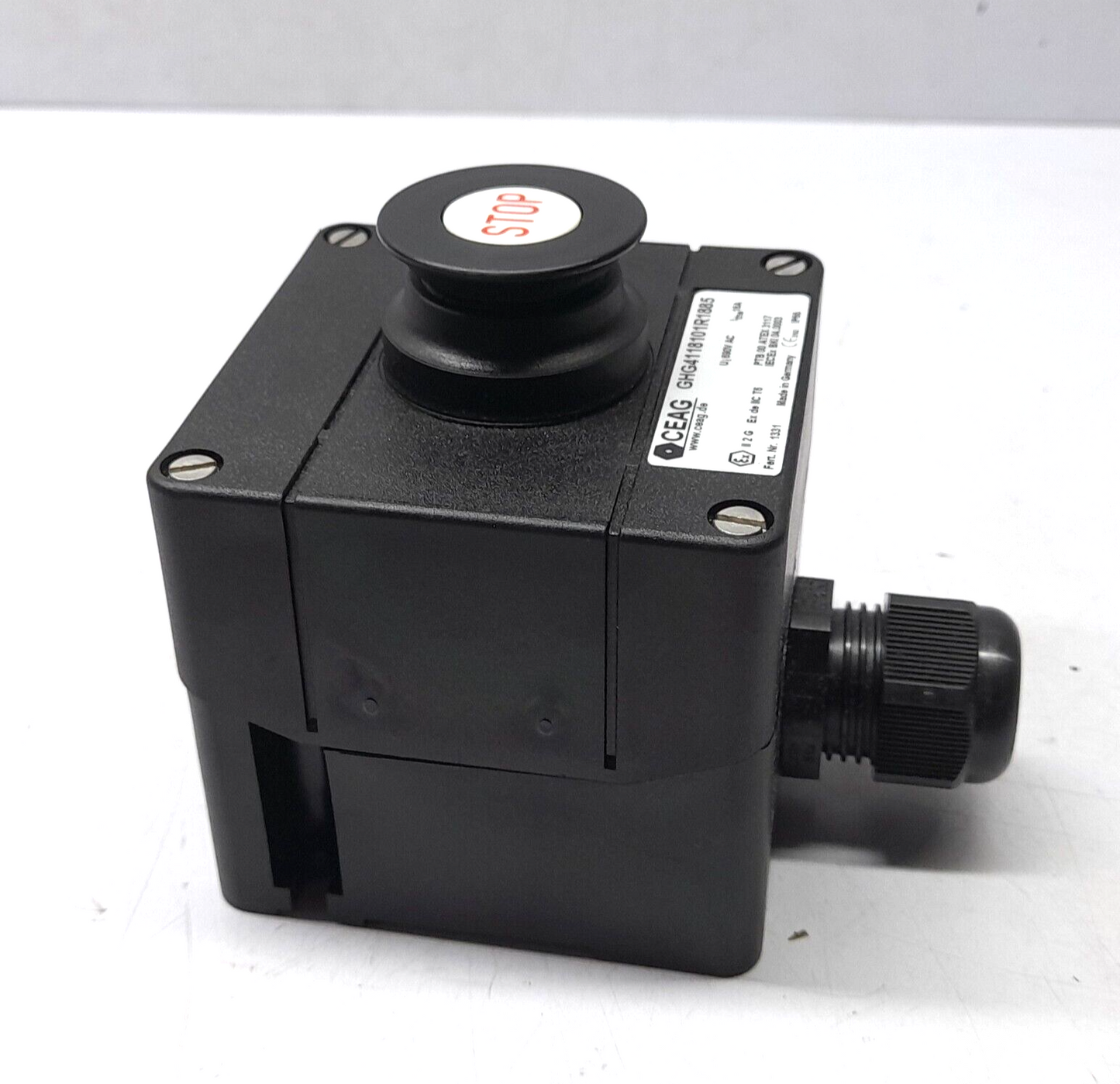 CEAG GHG4118101R1885 Emergency Stop Push Button Ui 690VAC Ithe 16A
