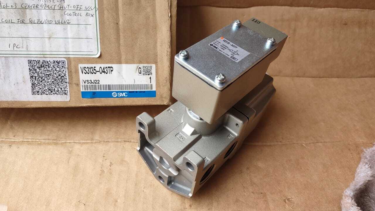 SMC VS3135-043TP Solenoid Valve AC100-115V/50Hz AC110-130V/60Hz Press 0-1.0Mpa