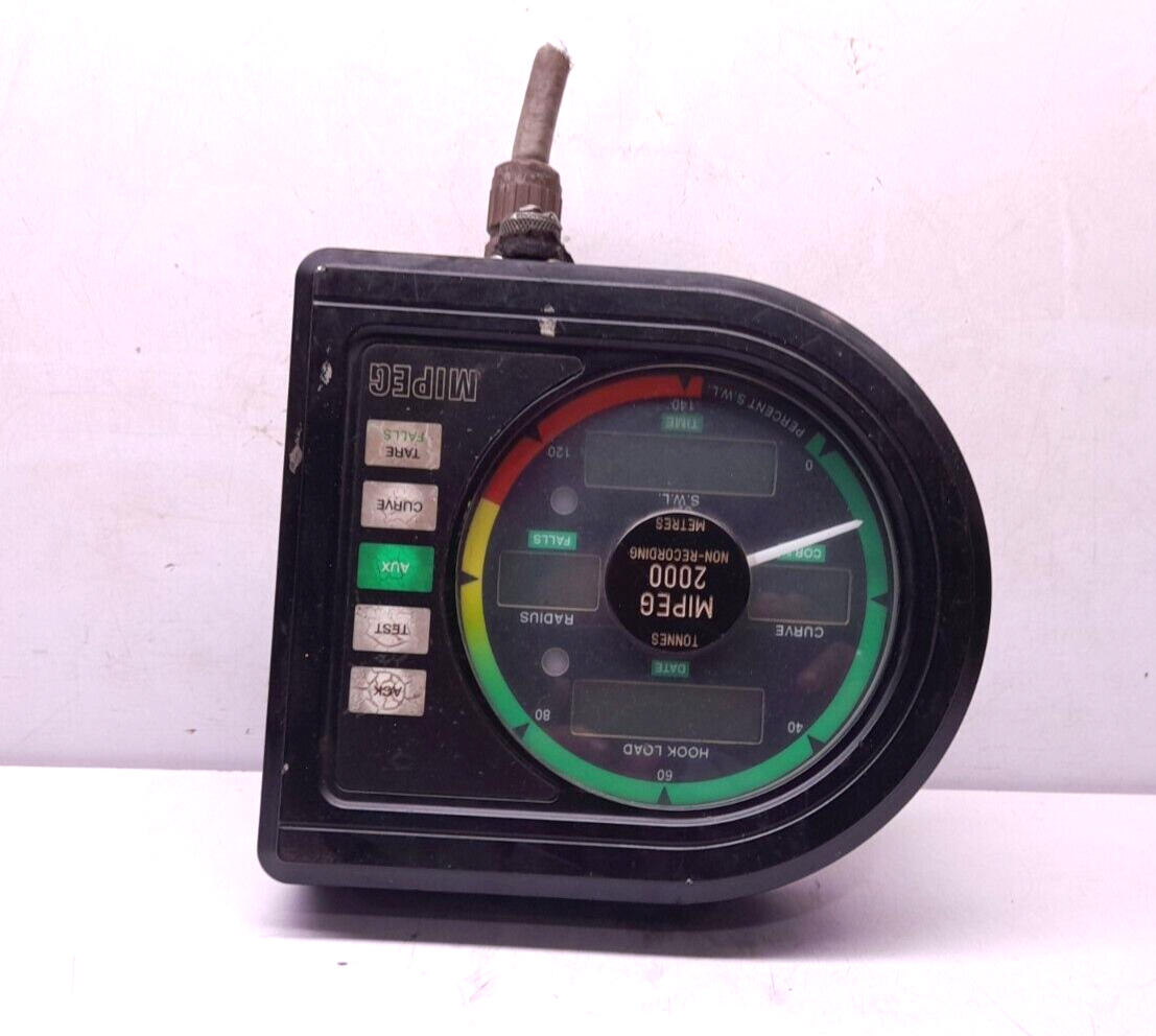 AADI - TONNES MIPEG 2000 Data Instrument DI-130 P02 000 Safe Load Indicator Cran