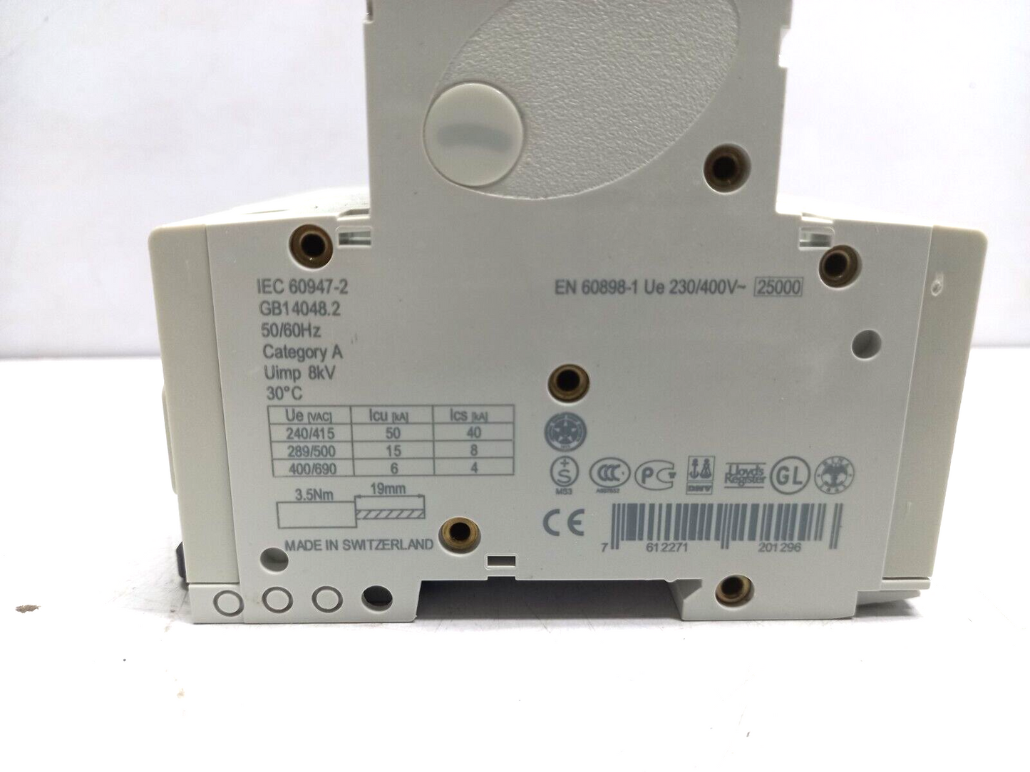 ABB 2CCS863001R0801 High Performance MCB S803S-D80