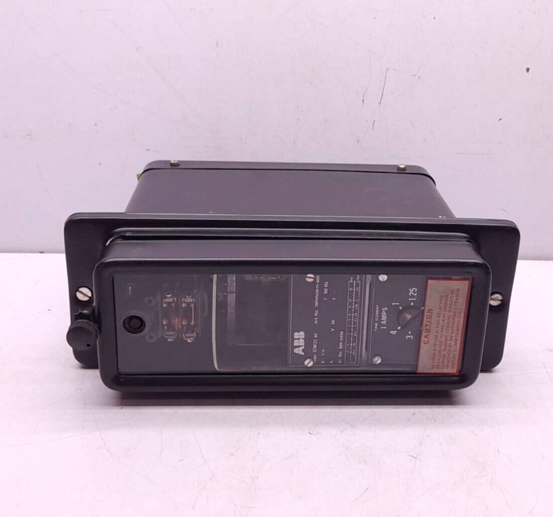 ABB ICM21 NP Inverse-Time Overcurrent Relay 1-4A 24V 50Hz 1MYN562613-ABD