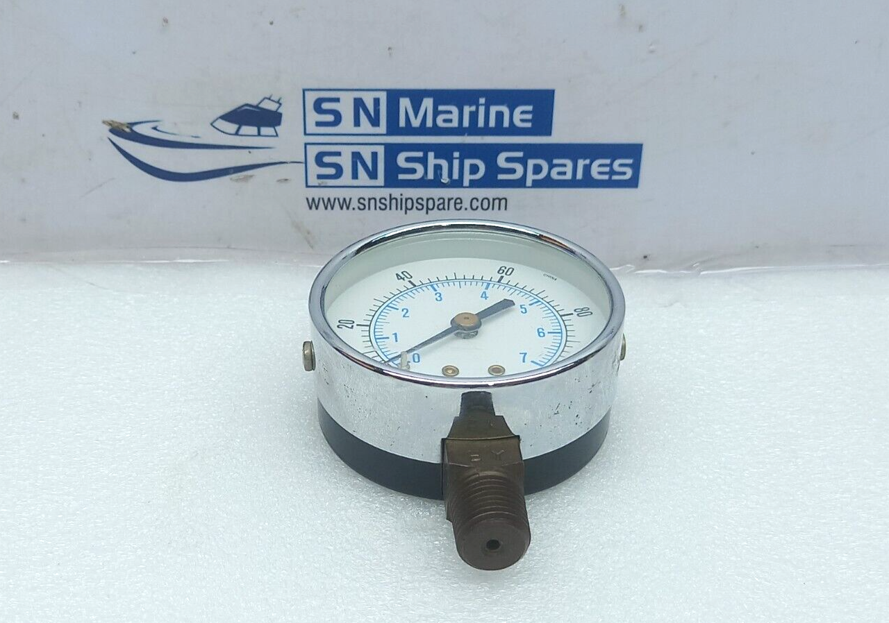 0-100 PSI/0-7 Bar Pressure Gauge Meter