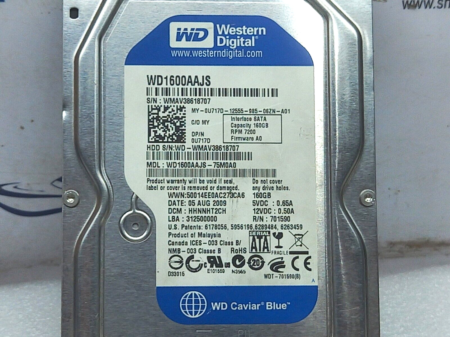 Western Digital WD1600AAJS Sata Hard Drive
