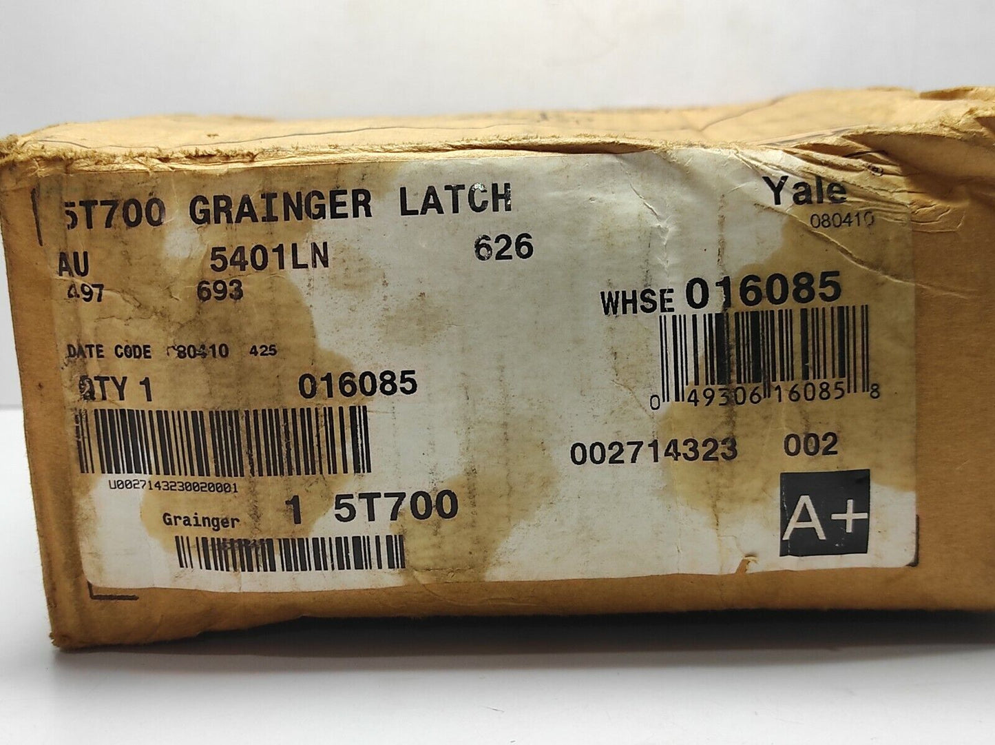 Yale 5T700 Grainger Latch W W Grainger 5T700